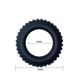 BAILE COCK RING TITAN BLACK 1.9 CM