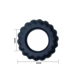 BAILE COCK RING TITAN BLACK 2 CM