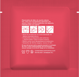 CONFORTEX CONDOM FRAISE 144 UNITES