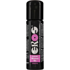 Gel de massage base silicone oriental 100 ml — Luxury Massage · Eros Classic Line · Huiles neutres