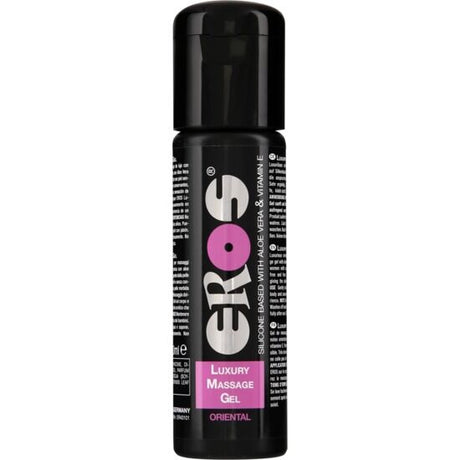 Gel de massage base silicone oriental 100 ml — Luxury Massage · Eros Classic Line · Huiles neutres