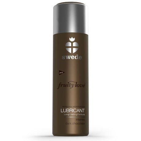 Lubrifiant comestible chocolat noir intense 100 ml — vue de profil
