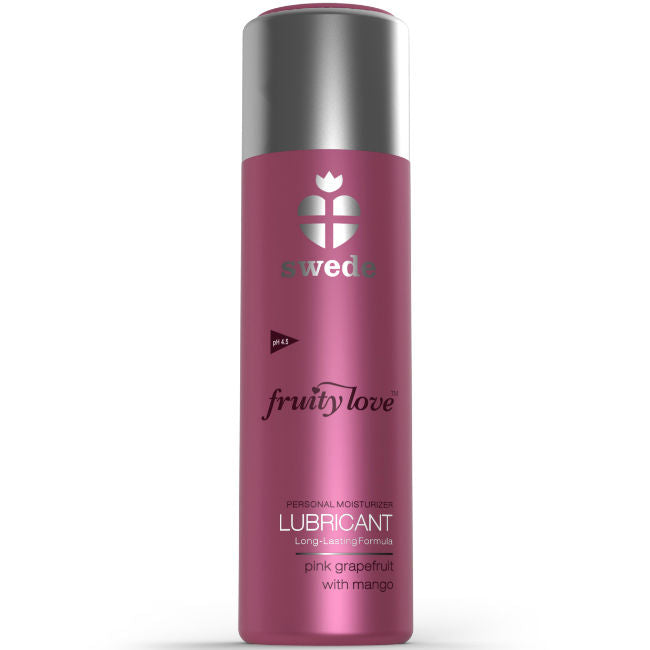Lubrifiant comestible pamplemousse rose & mangue 50 ml — vue de profil