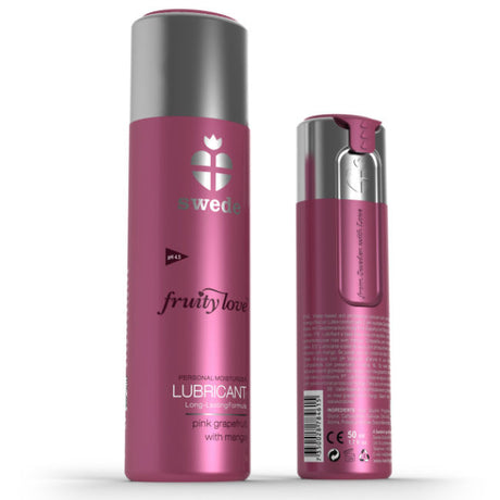 Lubrifiant comestible pamplemousse rose & mangue 50 ml — gros plan