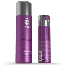 Lubrifiant comestible framboise-rhubarbe 50 ml — gros plan