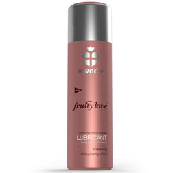 Lubrifiant comestible vin mousseux & fraise 100 ml — vue de profil