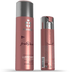 Lubrifiant Swede comestible vin mousseux & fraise 100 ml — Fruity Love en flacon transparent