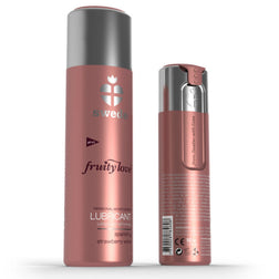 Lubrifiant comestible vin mousseux & fraise 50 ml — gros plan
