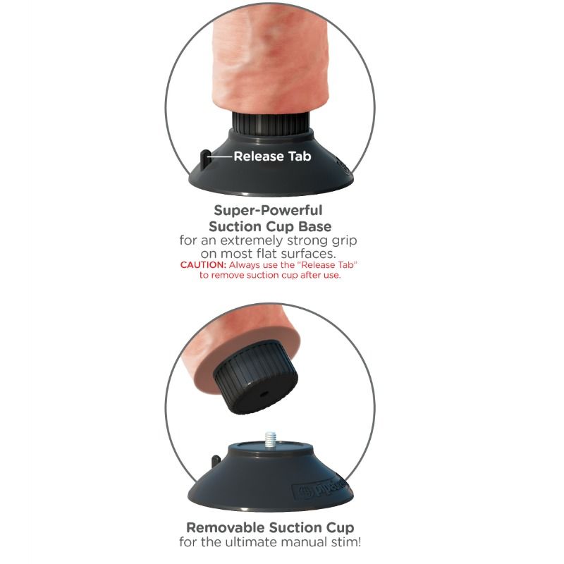 KING COCK GODE VIBRATEUR 23 CM NATUREL