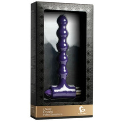 ROCKS OFF PLUG ANAL AVEC VIBRATION ET PERLES RIVERLES PETITE SENSATIONS