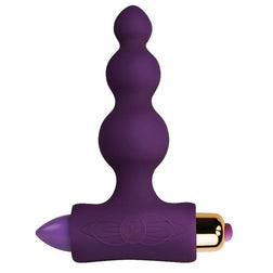 Plug vibrant 3 boules graduées 7 modes lilas pour homme
