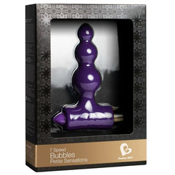 Plug vibrant 3 boules graduées 7 modes lilas — Petite Sensations Bubbles