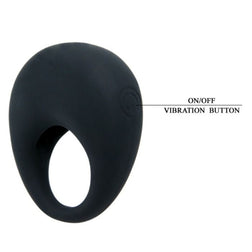 PRETTY LOVE TRAP ANNEAU VIBRATEUR NOIR