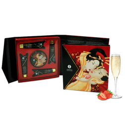 Coffret découverte érotique 5 minis Secret Geisha Fraise et Cava — Shunga — vue 2