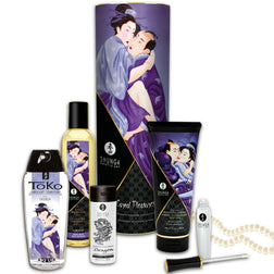 Coffret massage érotique collector 6 pièces — Plaisirs Charnels