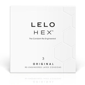 LELO BOITE DE PRESERVATIFS HEX 3 UNITES