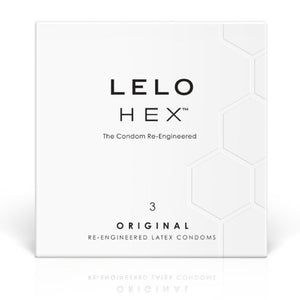 LELO BOITE DE PRESERVATIFS HEX 3 UNITES