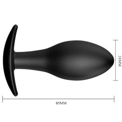 Plug anal ancre silicone 8,5 cm — en situation
