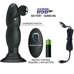 PRETTY LOVE VIBRATEUR PLUG ET ROTATION PAR TELECOMMANDE