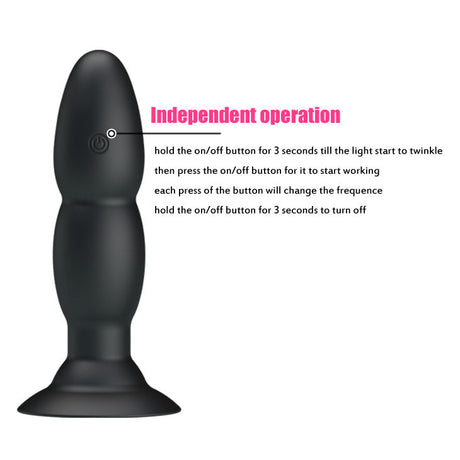 PRETTY LOVE VIBRATEUR PLUG ET ROTATION PAR TELECOMMANDE