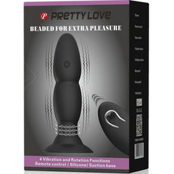 PRETTY LOVE VIBRATEUR PLUG ET ROTATION PAR TELECOMMANDE