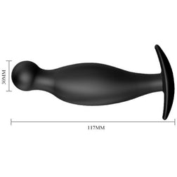 PRETTY LOVE PLUG ANAL EN SILICONE E 117 CM NOIR