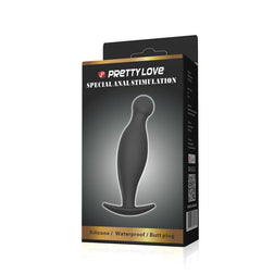 PRETTY LOVE PLUG ANAL EN SILICONE E 117 CM NOIR