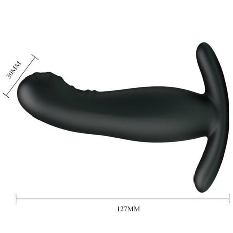 Plug vibrant prostatique silicone base périnéale — autre angle