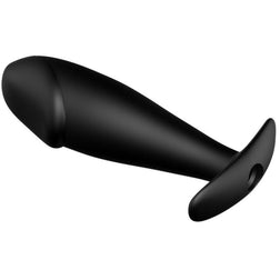 PRETTY LOVE PLUG ANAL EN SILICONE FORME PENIS ET 12 MODES DE VIBRATION NOIR