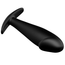PRETTY LOVE PLUG ANAL EN SILICONE FORME PENIS ET 12 MODES DE VIBRATION NOIR