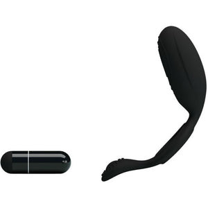 Cockring vibrant silicone 12 modes — vue de profil