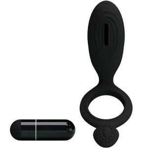 Cockring vibrant silicone 12 modes — gros plan