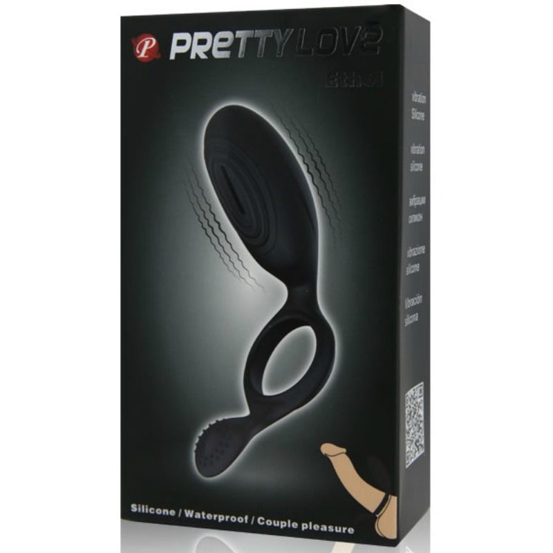 Cockring vibrant silicone 12 modes — emballage