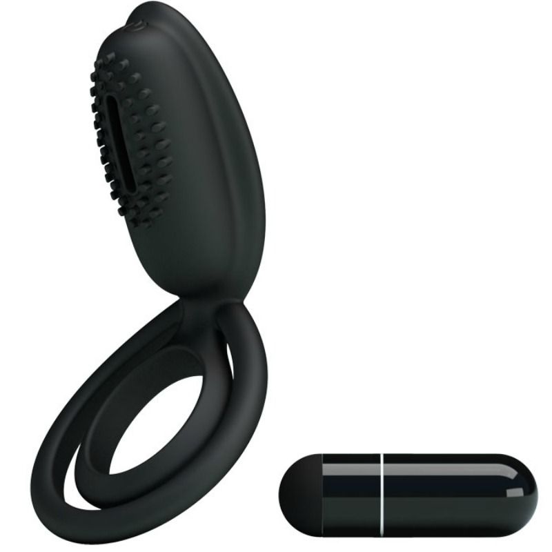 Cockring vibrant silicone 12 modes design ergonomique — Esther · Pretty Love Male · Cockrings Vibrants