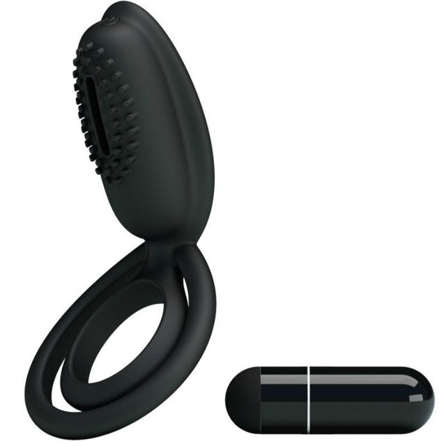 Cockring vibrant silicone 12 modes design ergonomique — Esther · Pretty Love Male · Cockrings Vibrants