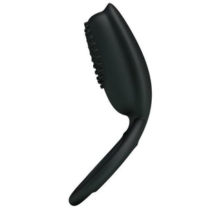 Cockring vibrant silicone 12 modes design ergonomique — gros plan