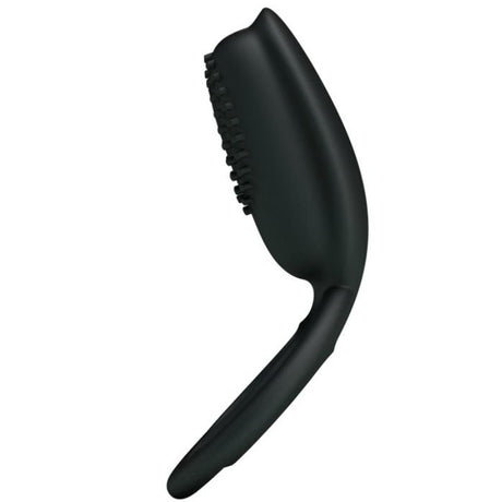 Cockring vibrant silicone 12 modes design ergonomique — gros plan