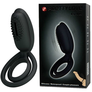 Cockring vibrant silicone 12 modes design ergonomique — emballage