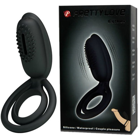 Cockring vibrant silicone 12 modes design ergonomique — emballage