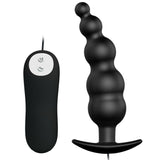 PRETTY LOVE PLUG ANAL SILICONE EXTRA STIMULATION ET 12 MODES DE VIBRATION NOIR