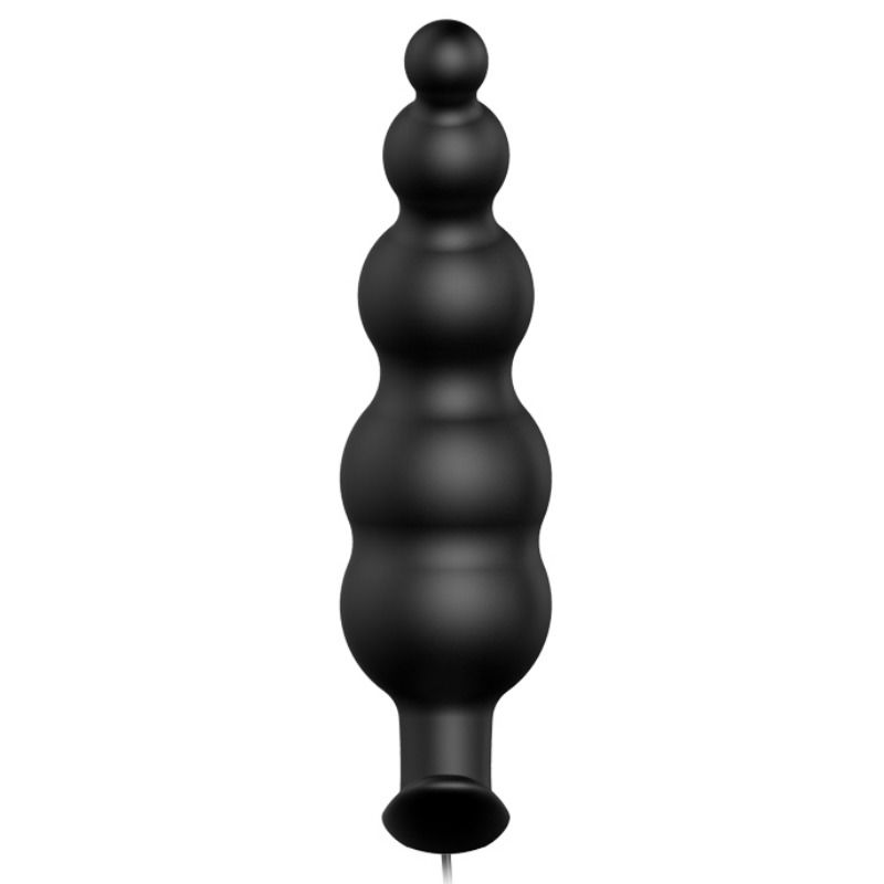 PRETTY LOVE PLUG ANAL SILICONE EXTRA STIMULATION ET 12 MODES DE VIBRATION NOIR