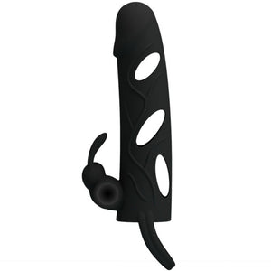 PRETTY LOVE - HOUSSE EN SILICONE AVEC VIBRATION 14 CM 1.0 · Pretty Love Male · Gaines & extensions