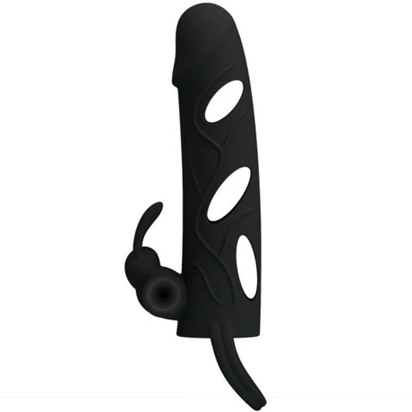 PRETTY LOVE - HOUSSE EN SILICONE AVEC VIBRATION 14 CM 1.0 · Pretty Love Male · Gaines & extensions