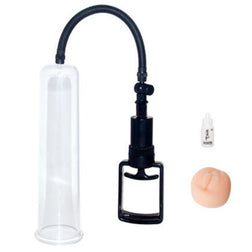 Pompe pénis modèle Asside System en ABS transparent pour le plaisir intime.