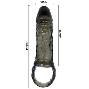 BAILE GAINE DEXTENSION DE PENIS AVEC SANGLE POUR TESTICULES 115 CM