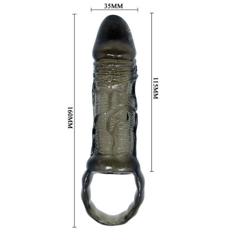 BAILE GAINE DEXTENSION DE PENIS AVEC SANGLE POUR TESTICULES 115 CM