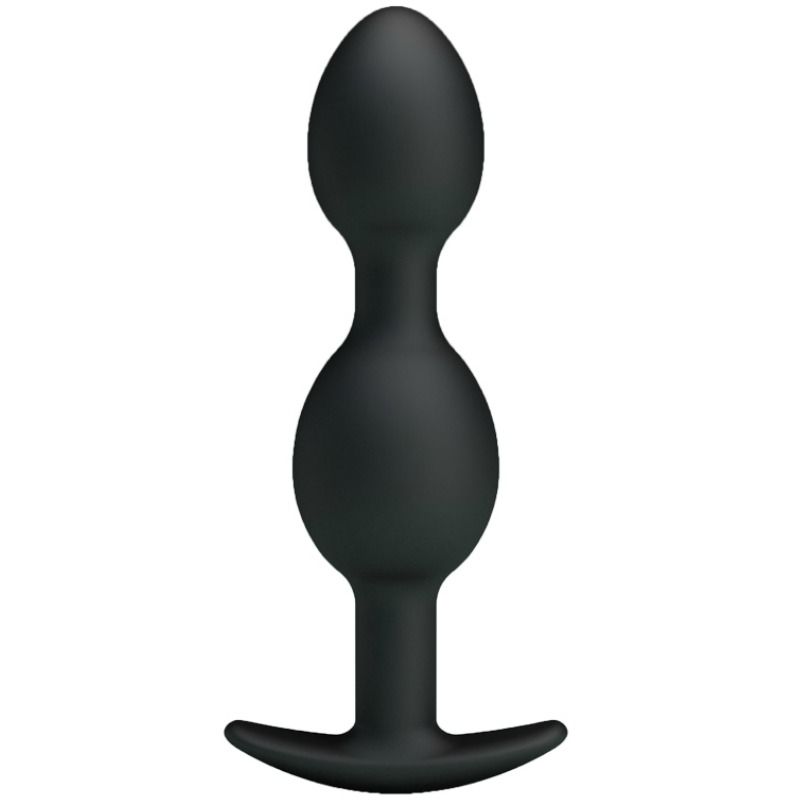 PRETTY LOVE BALLES ANAL EN SILICONE 125 CM NOIRES