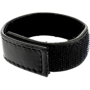 LEATHER BODY SANGLE EN CUIR REGLABLE AVEC VELCRO POUR PENIS NOIR