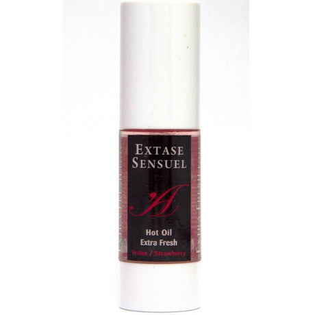 EXTASE SENSUAL HUILE DE MASSAGE EFFET FRAISE EXTRA FRAICHE 30 ML