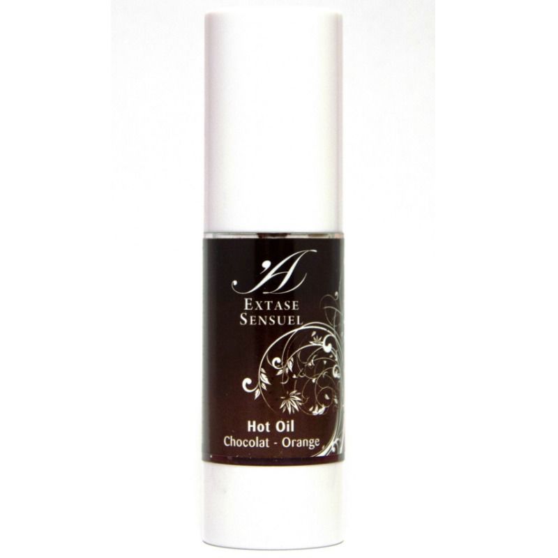 Huile de massage chauffante chocolat orange 30 ml — emballage